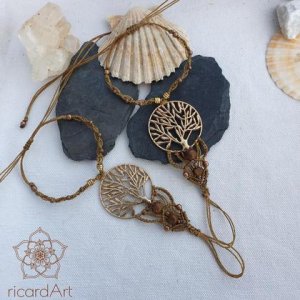 Barfußsandalen/Handschmeichler *LEBENSBAUM