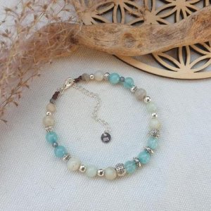 AMAZONIT WEGBEGLEITER *Ruhe & Gelassenheit* 925Sterlingsilber