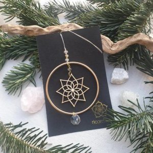 Sonnenfänger *MANDALASTERN – LABRADORIT*