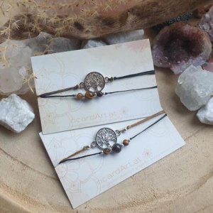 TIGERAUGE Dopppelarmband *LEBENSBAUM