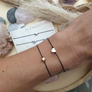 Hämatit Partnerarmband *HERZ & STERN*