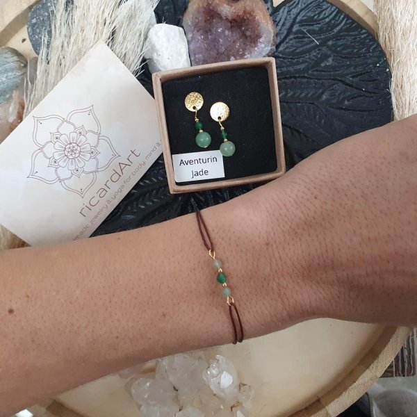 Aventurin Schmuckset *CRYSTAL HEALING* gold - Image 3
