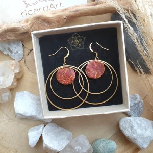 Ohrringe *FIMO SUNSET* nickelfrei