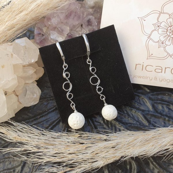 LAVASTEIN AROMADIFFUSER Ohrschmuck *GRAPE - Image 2