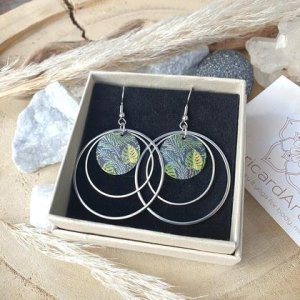 Ohrringe *JUNGLE CIRCLES* 40mm