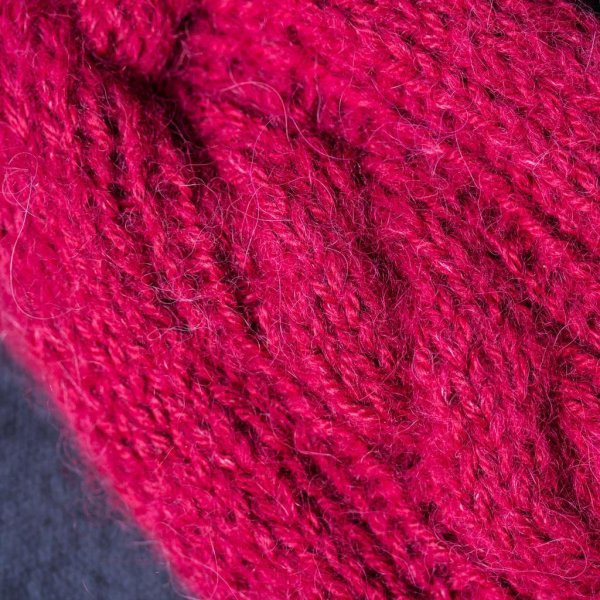 Alpaka Stirnband Twist rot - Image 2