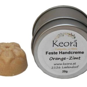 Feste Handcreme Orange-Zimt