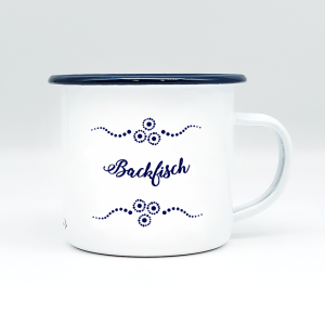 BACKFISCH – Mundart Emaille Häferl