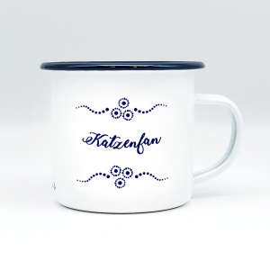KATZENFAN – Mundart Emaille Häferl