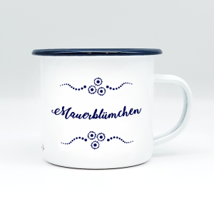 MAUERBLÜMCHEN – Mundart Emaille Häferl