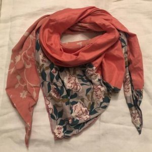 Dreieckstuch Rosa Blumen