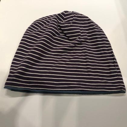Upcycling -Beanie/Mütze - "Lila/Aqua"