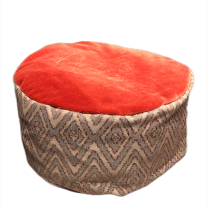 Sitzkissen Samt - Rot