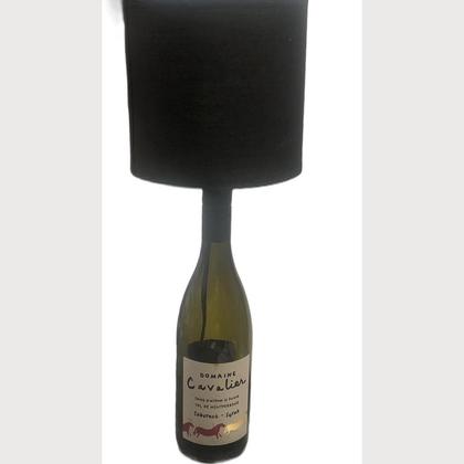 Flaschenlampe - Wein Cavalier