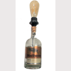 Flaschenlampe – Blackwood´s Gin