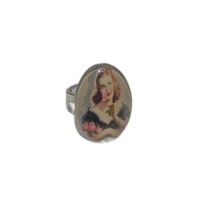 Ring Diva mit Rosen