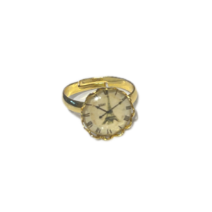 Ring – Ziffernblatt Eifelturm beige