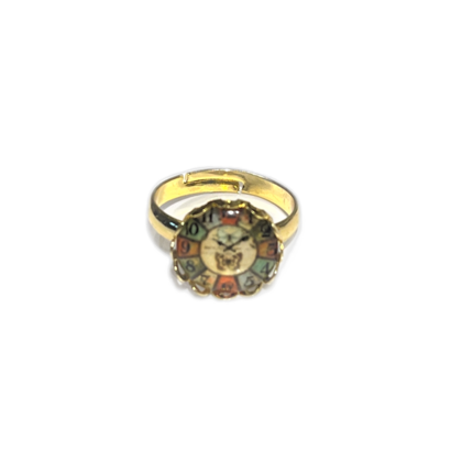 Ring - Ziffernblatt Bunt