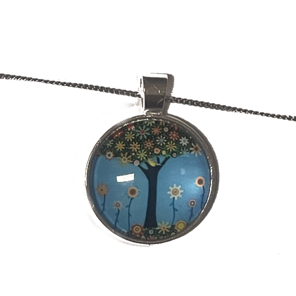 Kette - Baum mit Blüten