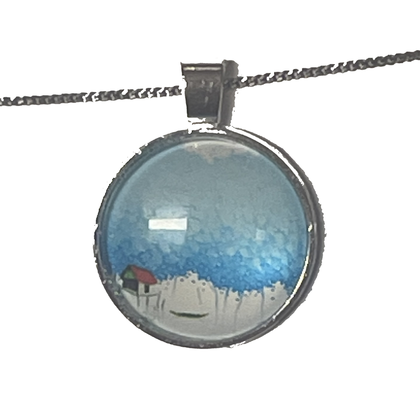 Kette - Bäume Blau