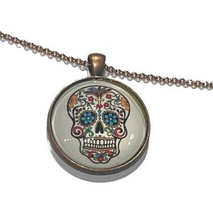 Kette – Sugar Skull – bunt