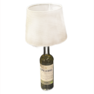 Flaschenlampe – Weißer Rioja