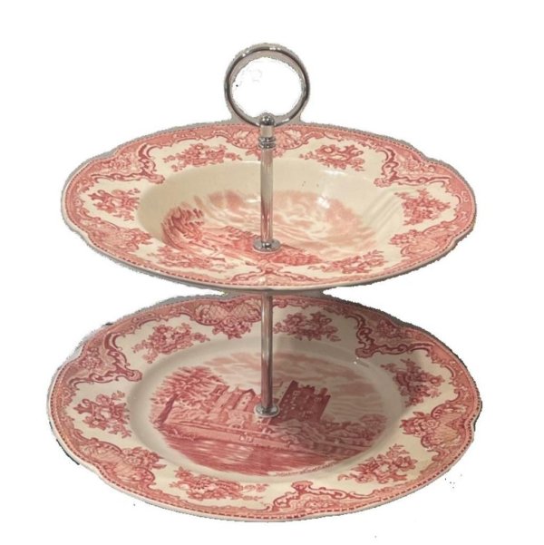 Etagere Altenglisch Blau und Rot - Image 2