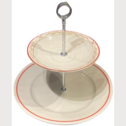 Etagere roter Rand