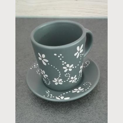 Espressotasse Blümchen