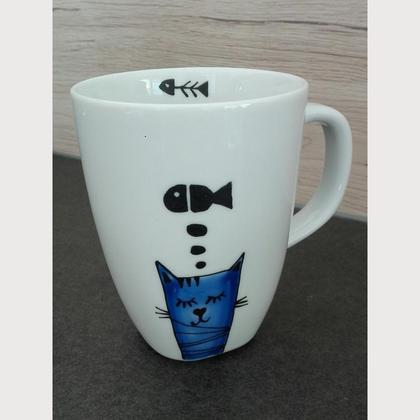 Kaffeebecher “Catfish“ blau
