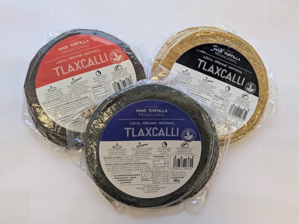 3 Colors MIX - 10 x 12 Tortillas Tradicionales - in 3 Farben Ø15 cm - 330 g